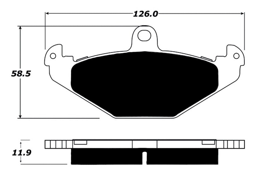 Porterfield Brake Pads for 2006 LOTUS ELISE