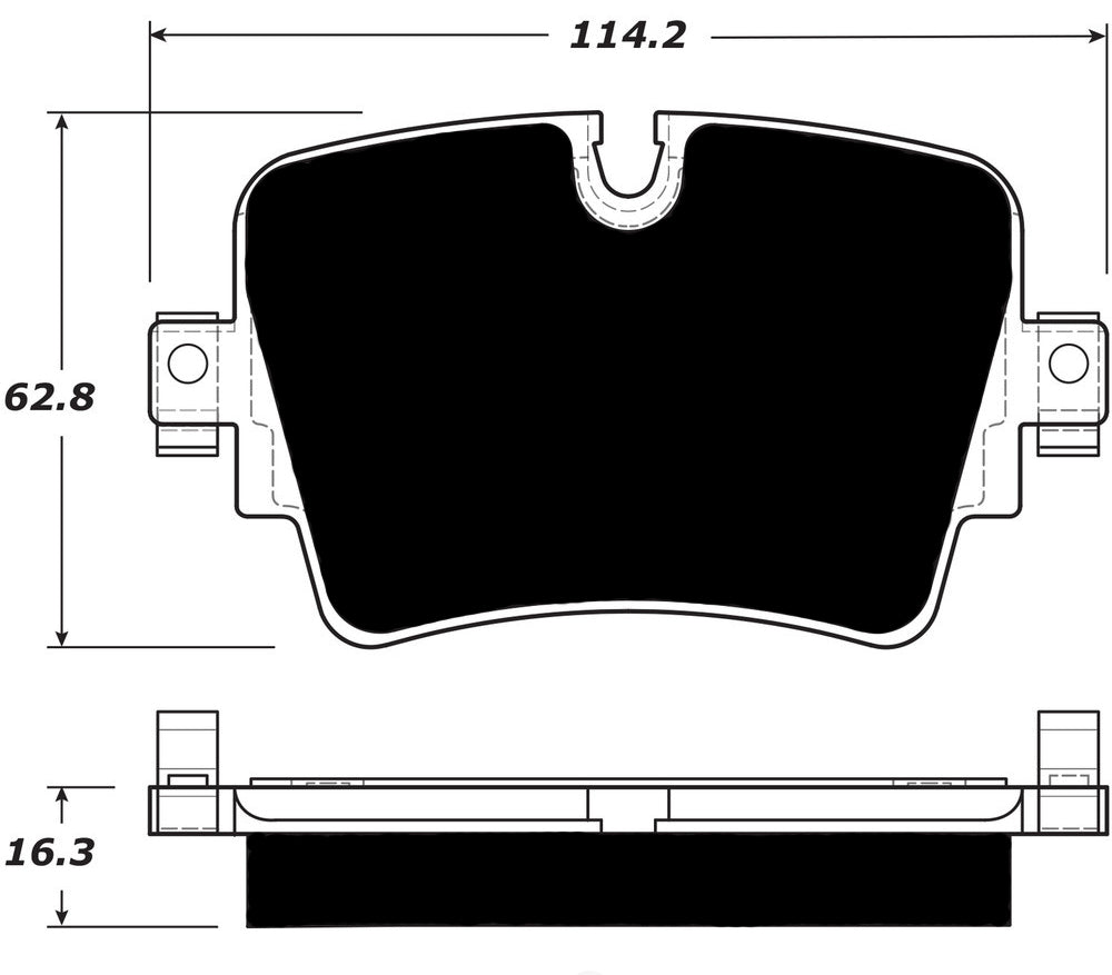 Porterfield Brake Pads for 2017 JAGUAR XJ/XJL V8