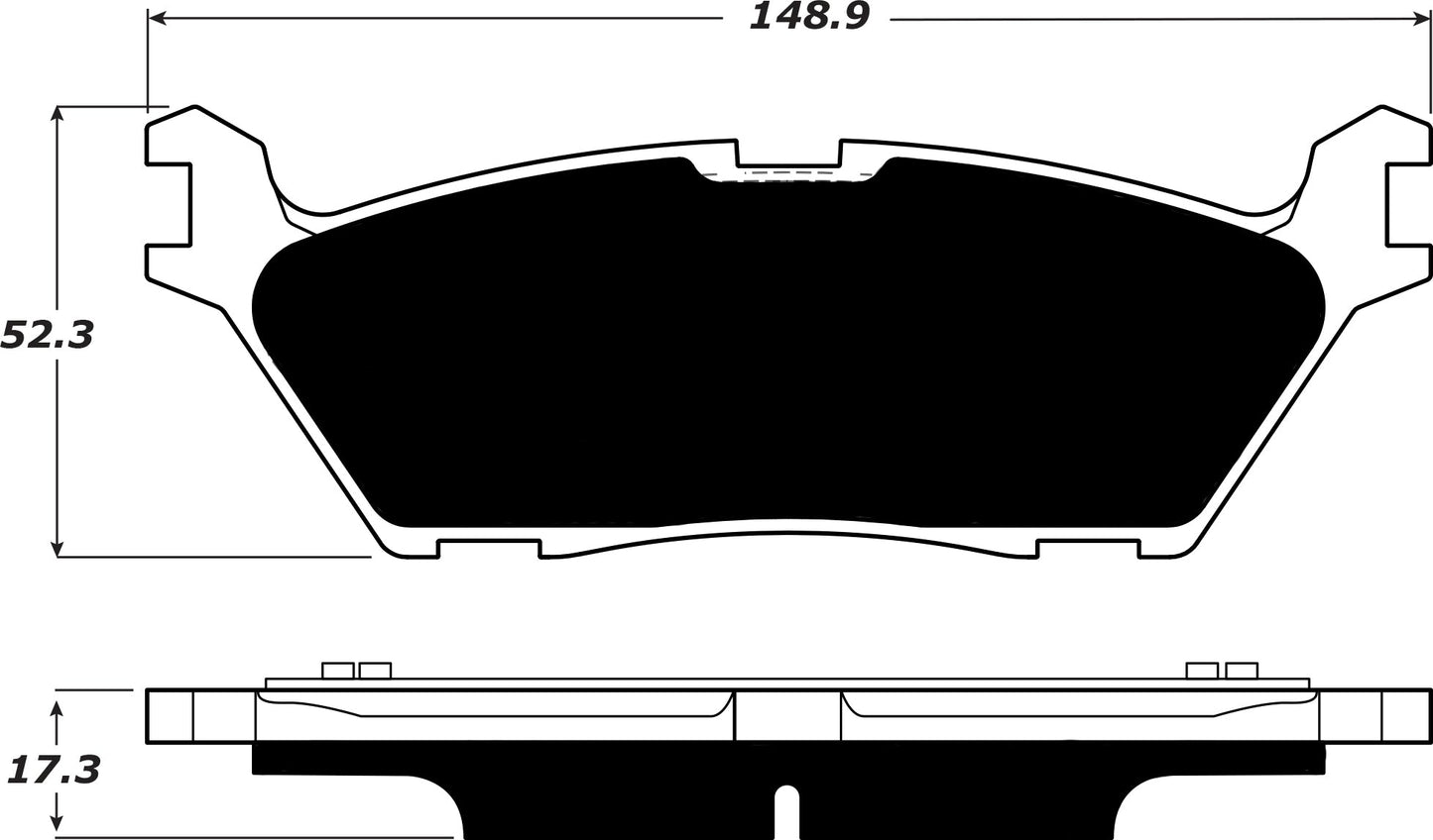 Porterfield Brake Pads for 2018 FORD F150 2wd / 4wd w/Electric PB