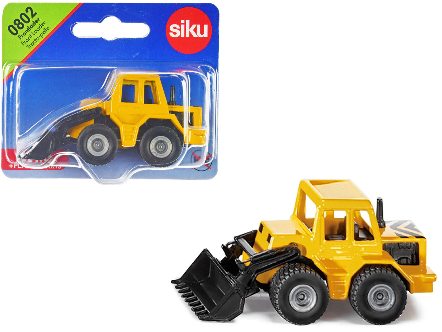 Front Loader Yellow and Black Diecast Model by Siku free shipping USA
