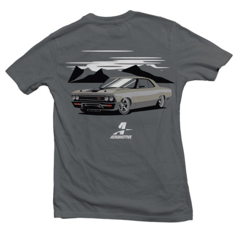 FR SPORT Aeromotive Muscle Car Logo Grey T-Shirt - Medium 91145