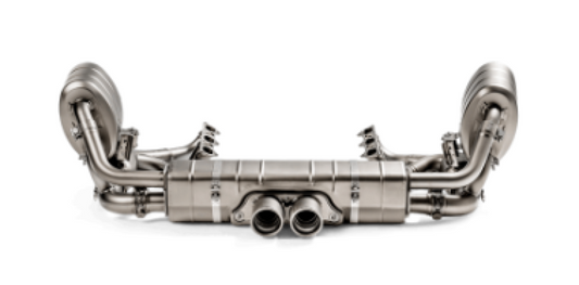 FR SPORT Akrapovic 2018 Porsche 911 GT3 (991.2) Evolution Header Set E-PO/T/4 - View 2