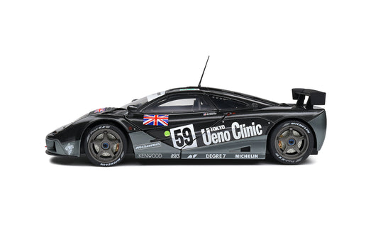 STM Diecast Solido Mclaren F1 GTR 6.1L V12 Short Tail Ueno Clinic #59 Winner Le Mans 1995 Black...