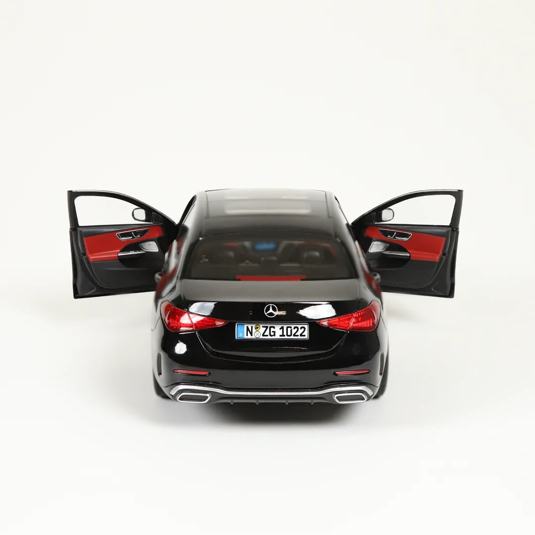 NZG 2022 Mercedes Benz C-Class (W206) Sedan Obsidian Black Metallic 1:18