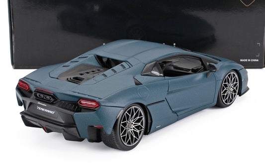 STM Diecast Bburago 2025 Lamborghini Temerario Matte Blue 1:18 - View 2