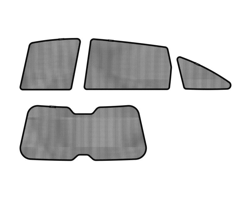 3D MAXpider 2007-2011 Honda CR-V Black Sun Shades - Complete Set S1HD0060