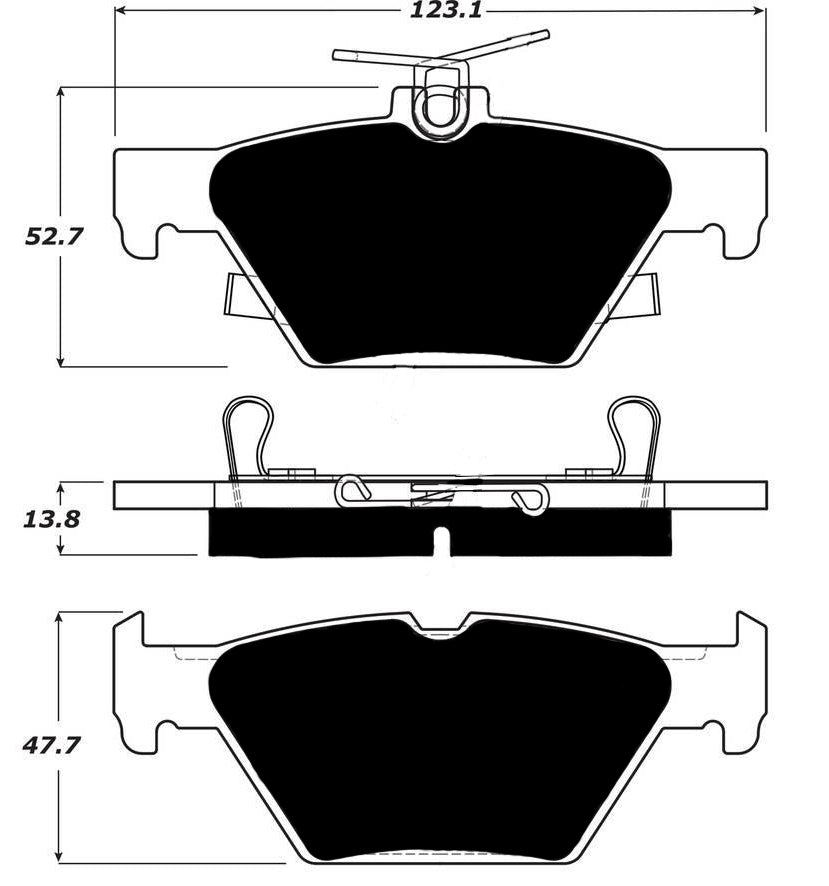 Porterfield Brake Pads for 2016 SUBARU LEGACY WAGON