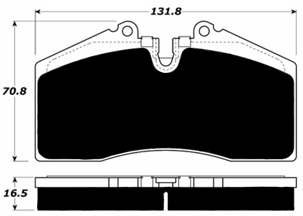 Porterfield Brake Pads for 1995 PORSCHE 911 Carrera 2 S