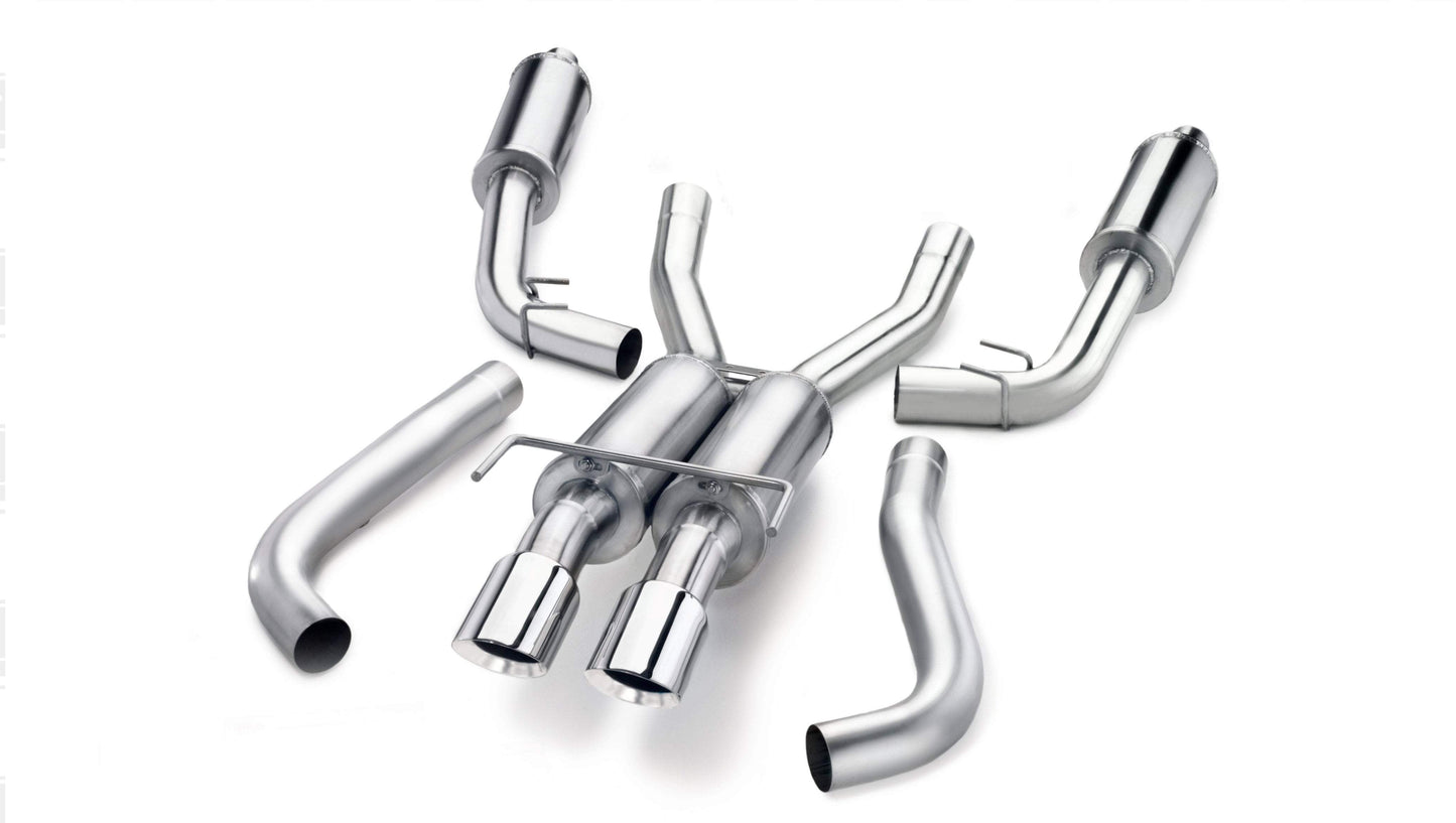 Corsa Sport / 3.0 in Cat-Back 4.0 in Single Tips | 1996-02 Viper RT, GTS 8.0L Factory Cat (14122)