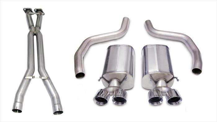 Corsa Sport / 3.0 in Cat-Back 4.0 in Twin Tips | 2006-2011 Corvette C6 Z06 ZR1 (14164CB1)