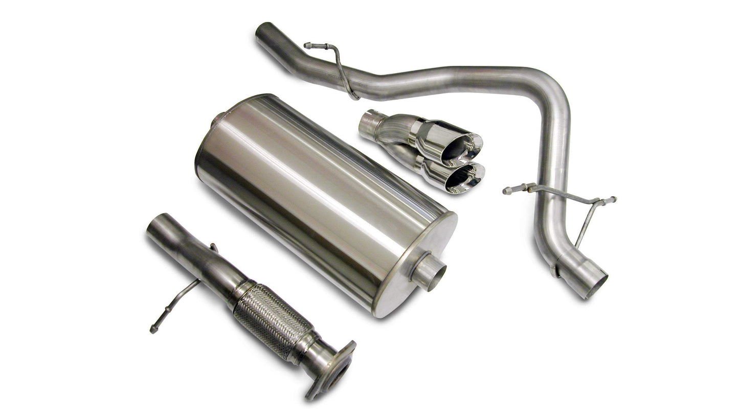 Corsa Sport / 3.0 in Cat-Back 4.0 in Twin Tips | 2007-2008 Tahoe, Yukon 5.3L (14207)