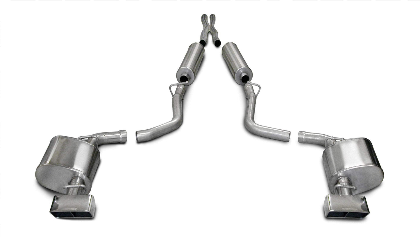 Corsa Xtreme / 2.5 in Cat-Back GTX Tips | 2009-2010 Challenger RT 5.7L Auto (14436)