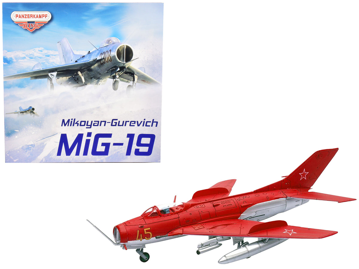 Rapid Vehicles Mikoyan-Gurevich MiG-19S Farmer C Fighter Aircraft "Yellow 45" "VVS Display Team...