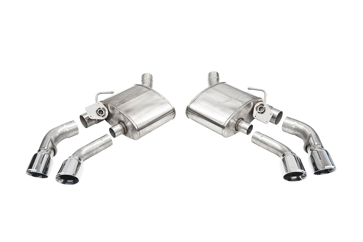 Corsa Valved / Axle-Back 4.0 in Pro-Series Quad Tips | 2016-2024 Camaro SS ZL1 (14789)