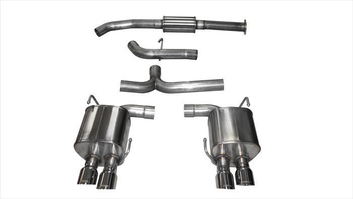 Corsa Sport / 3.0 in Cat-Back 3.5 in Twin Tips | 2015-2021 Subaru WRX 2.0L, STI 2.5L (14857)