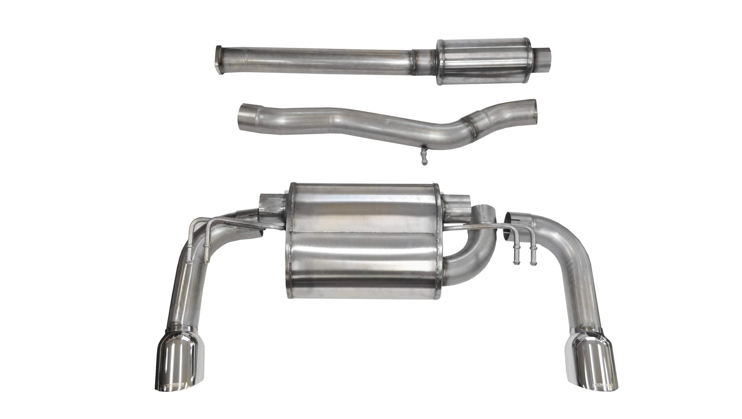 Corsa Sport / 3.0 in Cat-Back 4.5 in Tips | 2008-2015 Mitsubishi Lancer Evo X (14858)