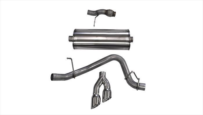 Corsa Sport / 3.0 in Cat-Back 4.0 in Twin Tips | 2015-2020 Tahoe, Yukon 5.3L (14859)