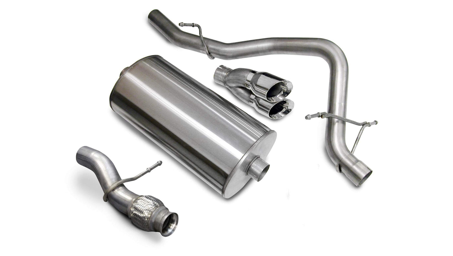 Corsa Sport / 3.0 in Cat-Back 4.0 in Twin Tips | 2009-2014 Tahoe, Yukon 5.3L (14912)