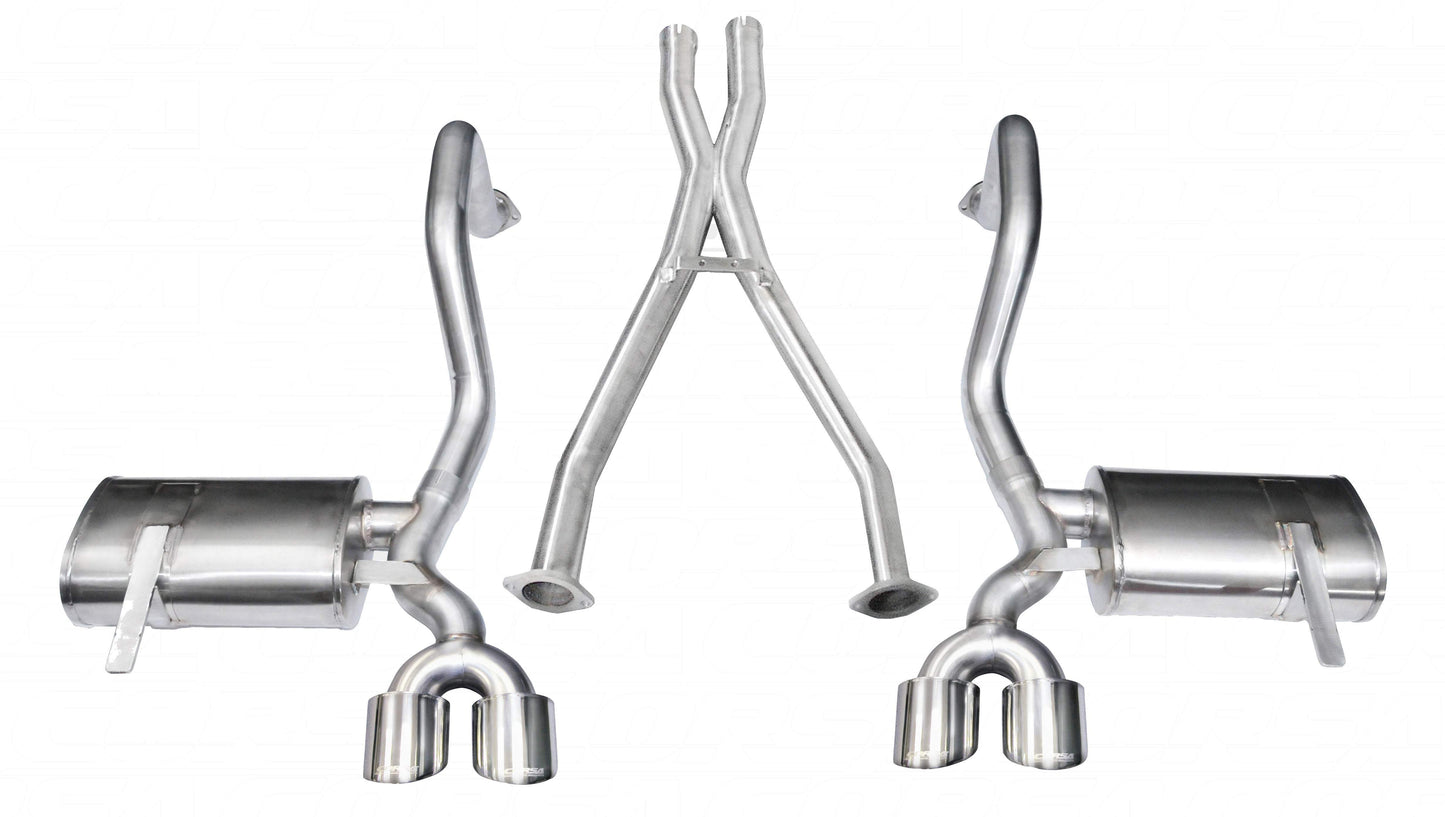 Corsa Xtreme / 2.5 in Cat-Back 4.0 in Twin Tips | 1997-2004 Corvette C5 (14962)