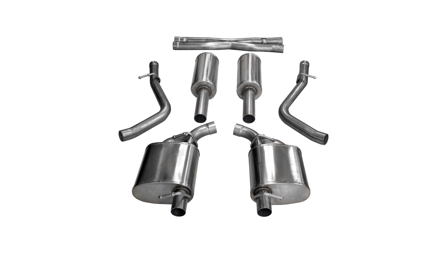 Corsa Sport / 2.5 in Cat-Back DRE No Tips | 2015-2022 Charger, 300 3.6L V6 (21064)