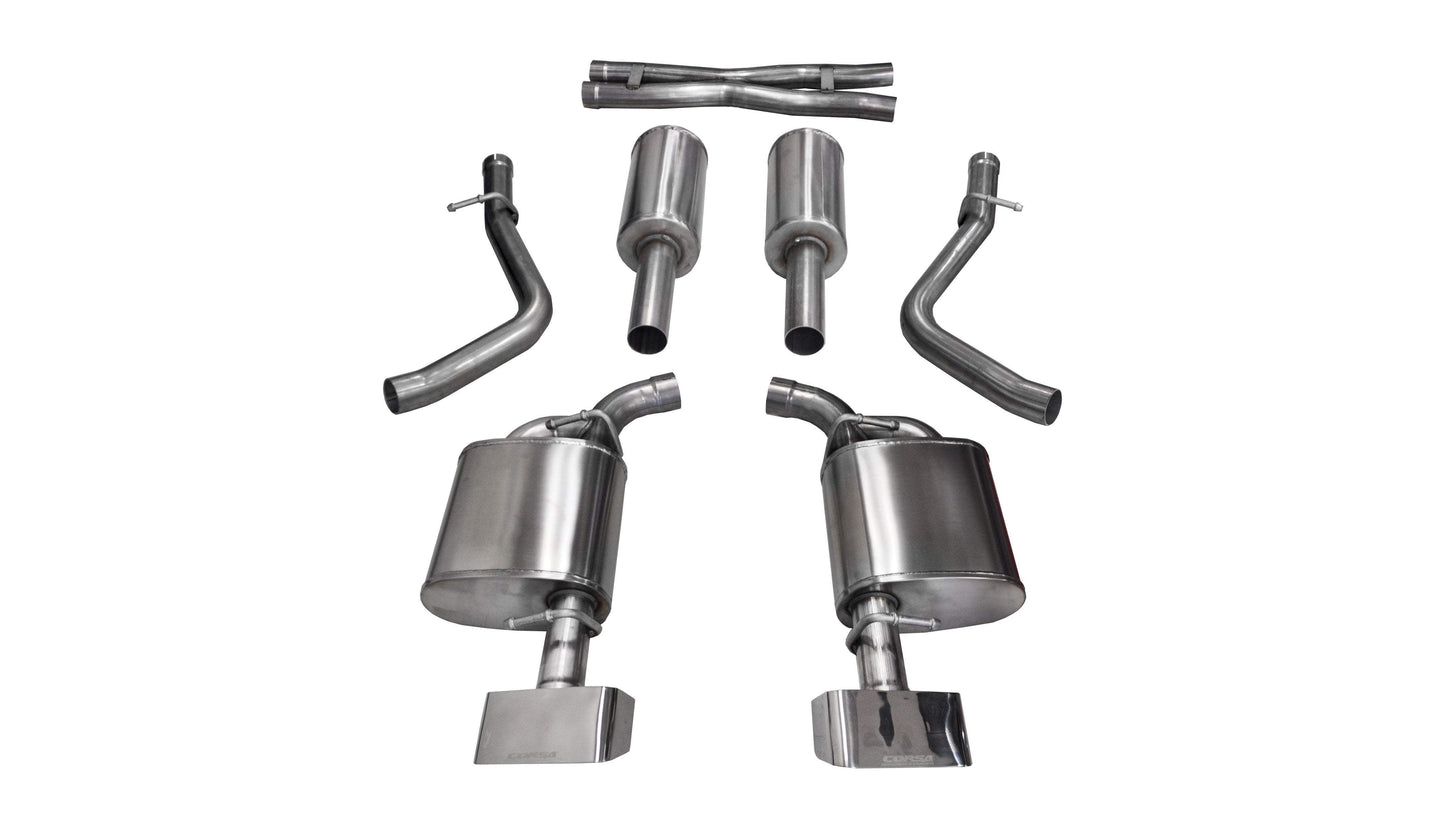 Corsa Xtreme / 2.5 in Cat-Back GTX2 Tips | 2015-2016 Challenger RT 5.7L (14975)