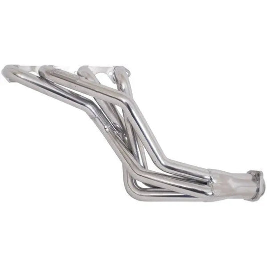 Ford Mustang 5.0 1-5/8 Long Tube Exhaust Headers Automatic Trans Polished Silver Ceramic 79-93