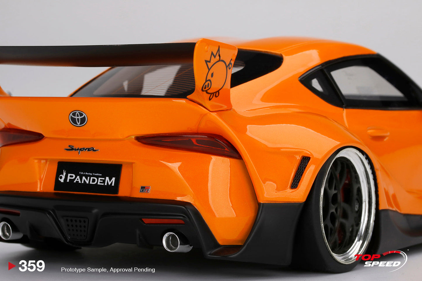 Topspeed 1:18 Pandem Toyota GR Supra V1.0 Orange