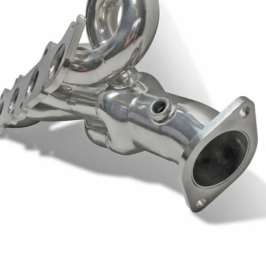 Ford Mustang GT 5.0 1-3/4 Shorty Exhaust Headers Polished Silver Ceramic 15-17