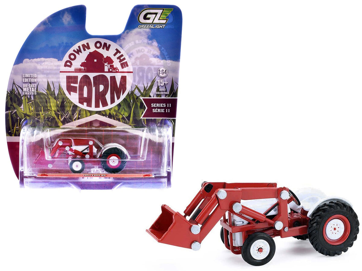 Rapid Vehicles 1952 Ford 8N Tractor Red and White "Down on the Farm" Series 11 1/64 Diecast Model...