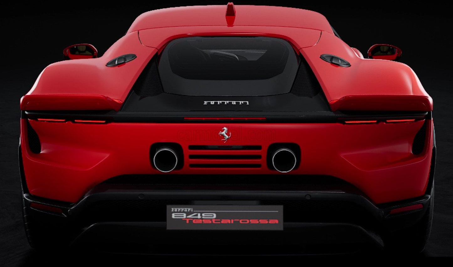 Polistil 2025 Ferrari 849 Testarossa Rosso Corsa (Ferrari Red) High Fidelity WITH DISPLAY 1:18