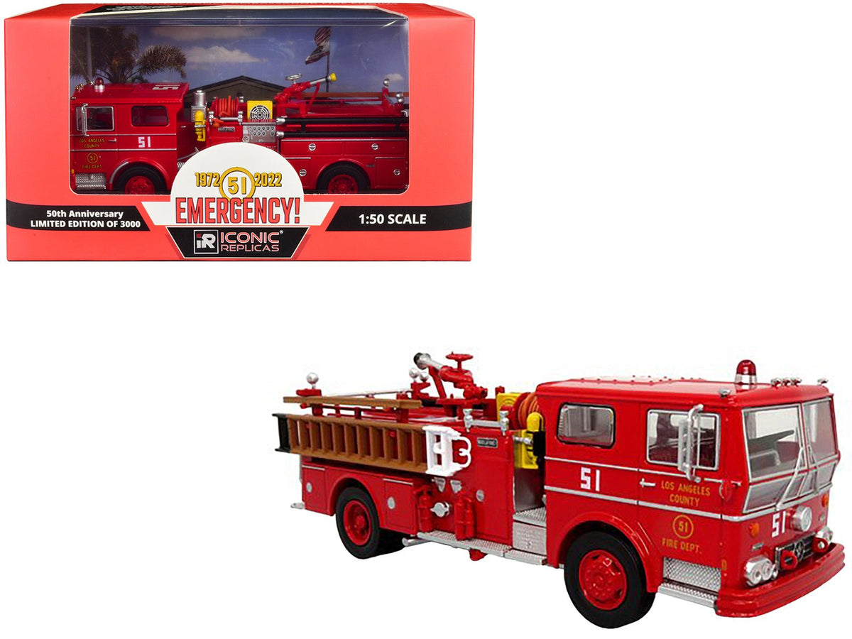 Rapid Vehicles 1973 Ward LaFrance Ambassador Fire Engine "Los Angeles County Fire Department" LA...