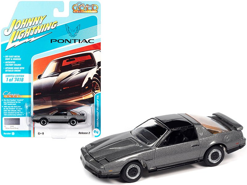 Rapid Vehicles 1984 Pontiac Firebird Trans Am T/A Silver Sand Gray Metallic with Black Top...