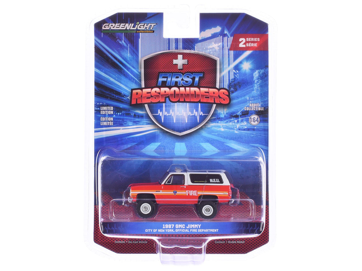 Rapid Vehicles 1987 GMC Jimmy "FDNY (The Official Fire Department City of New York) M.E.U....