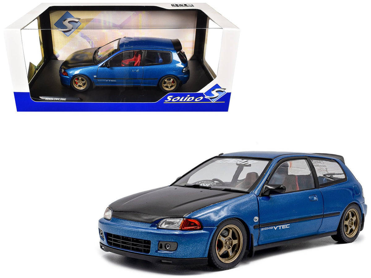 Rapid Vehicles 1991 Honda Civic (EG6) RHD (Right Hand Drive) "NAR" Cobalt Blue Metallic with...
