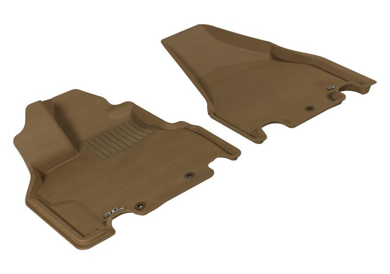 3D MAXpider 2011-2017 Honda Odyssey EX Kagu 1st Row Floormat - Tan L1HD03811502