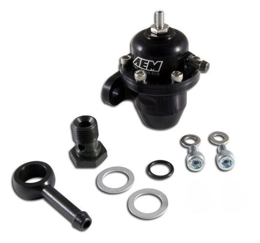FR SPORT AEM Electronics Fuel Pressure Regulator Black Honda Acura - View 2