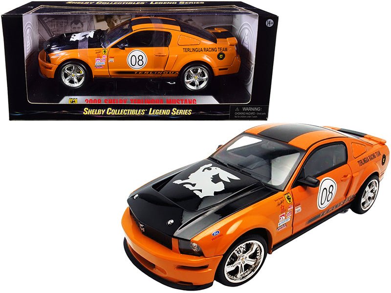Rapid Vehicles 2008 Ford Shelby Mustang #08 "Terlingua" Orange and Black "Shelby Collectibles...