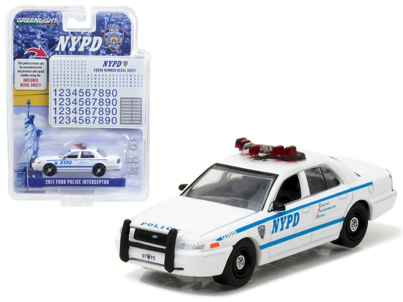 Rapid Vehicles 2011 Ford Crown Victoria Police New York Police Department (NYPD) with NYPD Squad...