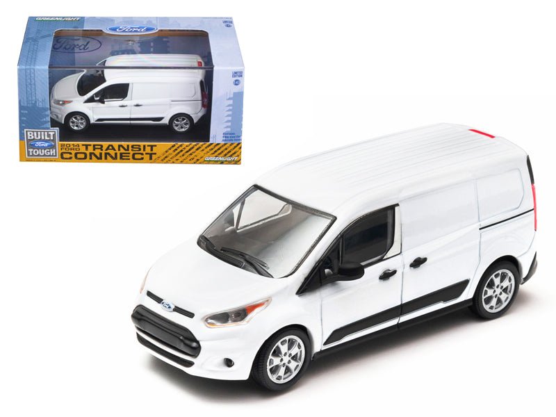 2014 Ford Transit Connect (V408) Van White 1/43 Diecast Model by Greenlight free shipping USA