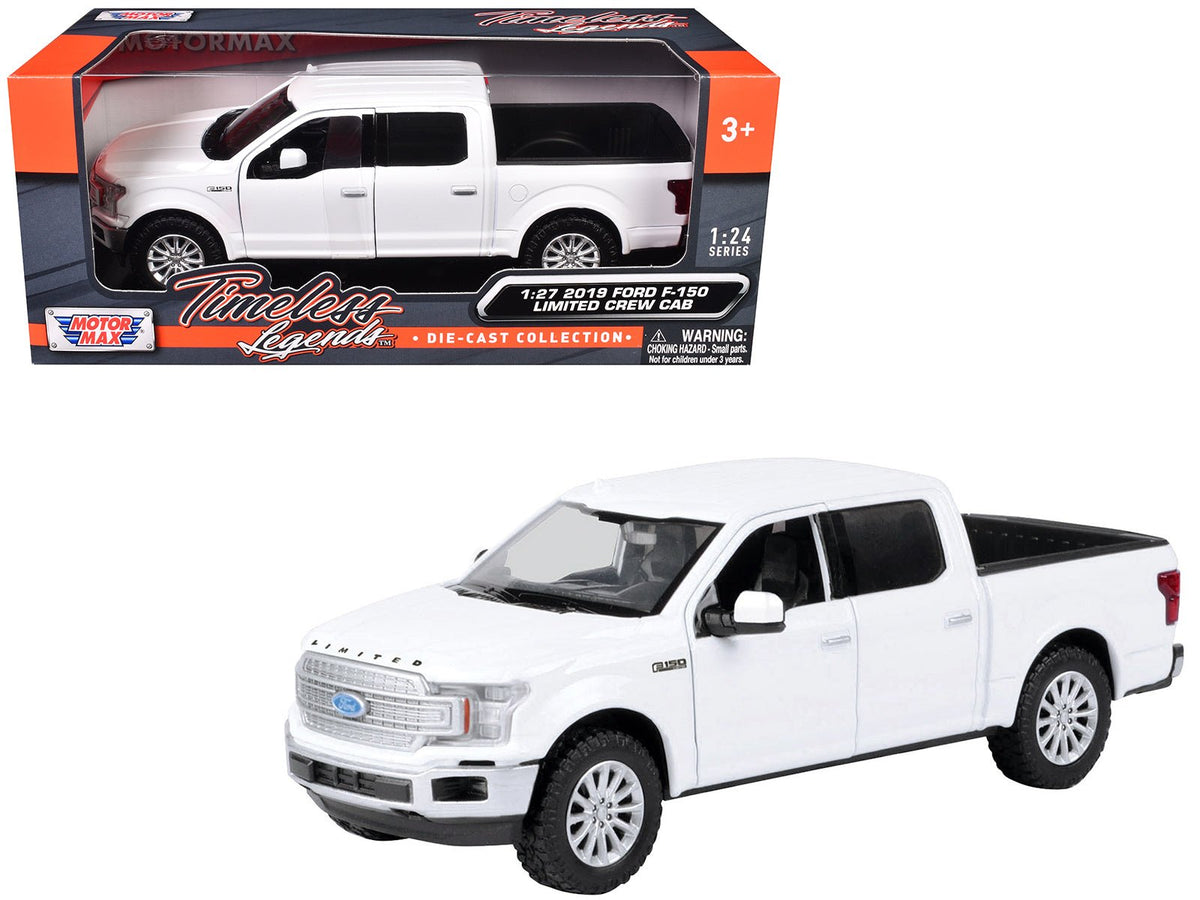 Rapid Vehicles 2019 Ford F-150 Limited Crew Cab Pickup Truck White 1/27 Diecast Model Car by...