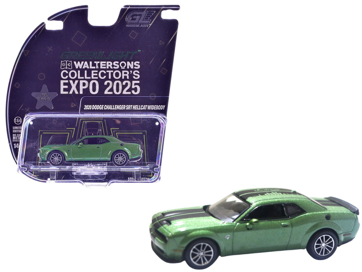 Rapid Vehicles 2020 Dodge Challenger SRT Hellcat Widebody F8 Green Metallic with Black Indiana...