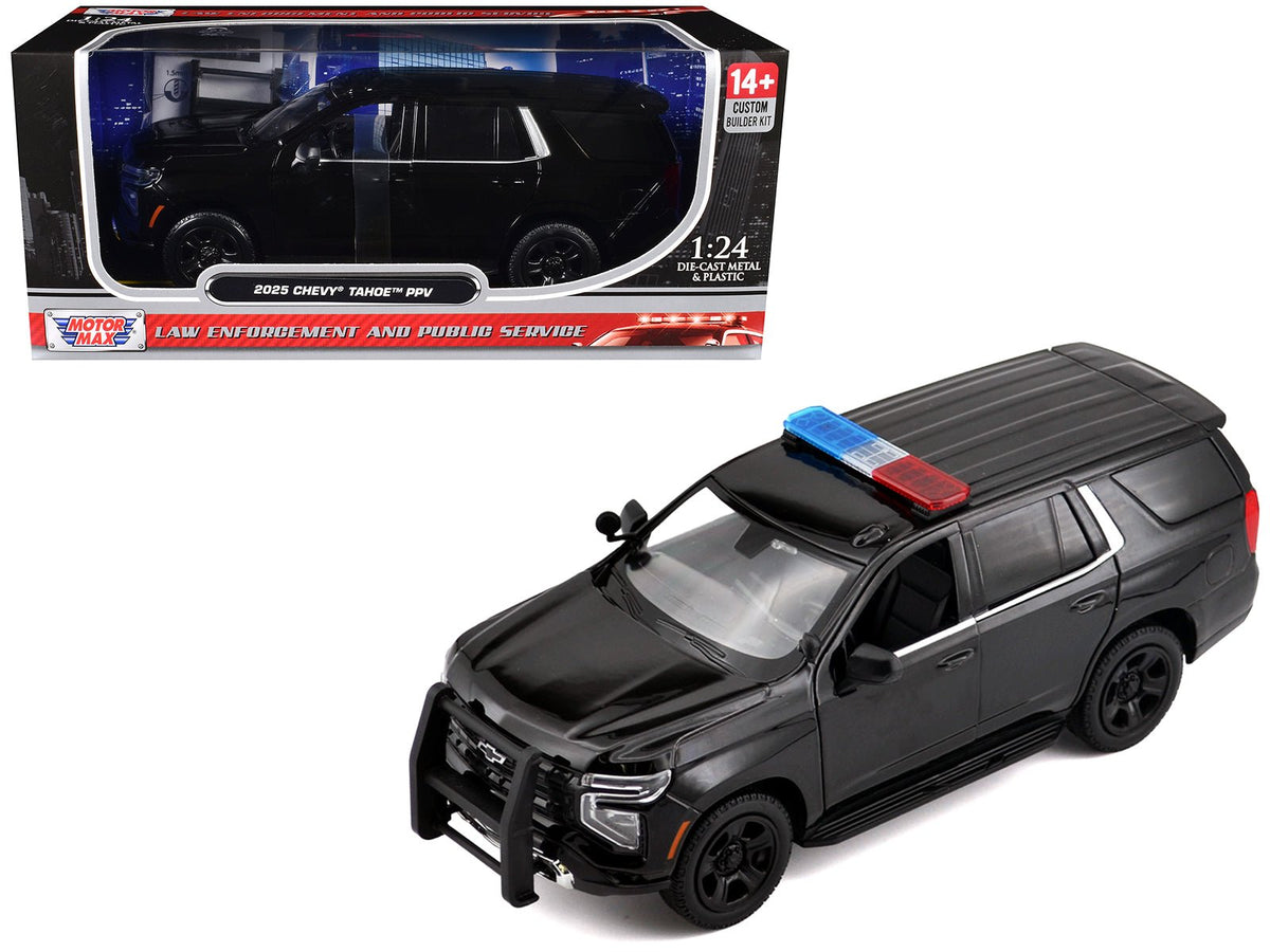 Rapid Vehicles 2025 Chevrolet Tahoe PPV Black "Custom Builder's Kit - Law Enforcement and Public...