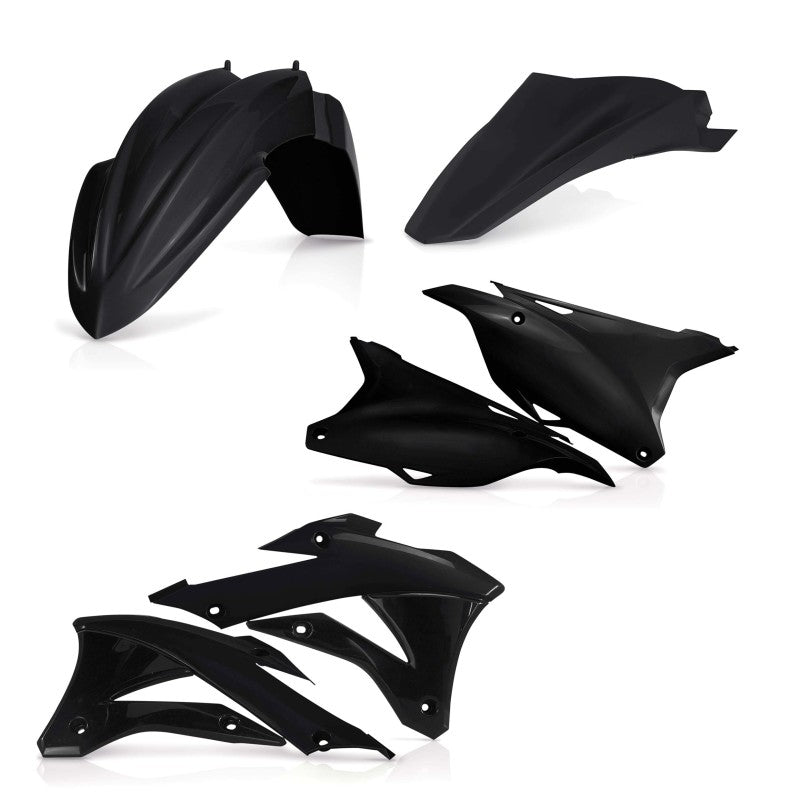 Acerbis 14-21 Kawasaki KX85/100 Plastic Kit - Black 2374100001