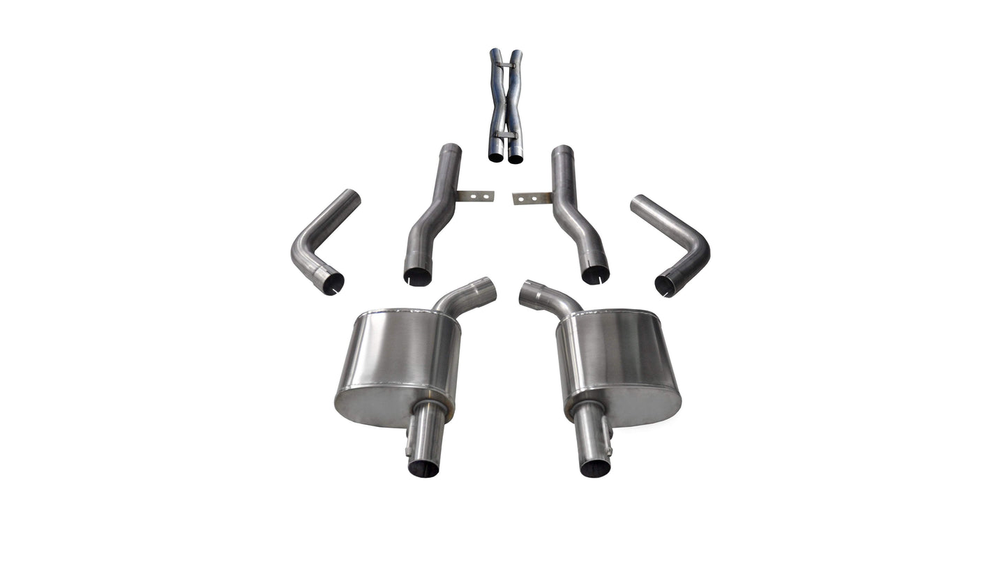 Corsa Xtreme / 2.75 in Cat-Back No Tips | 2017-2022 Charger, 300 5.7L (21018)