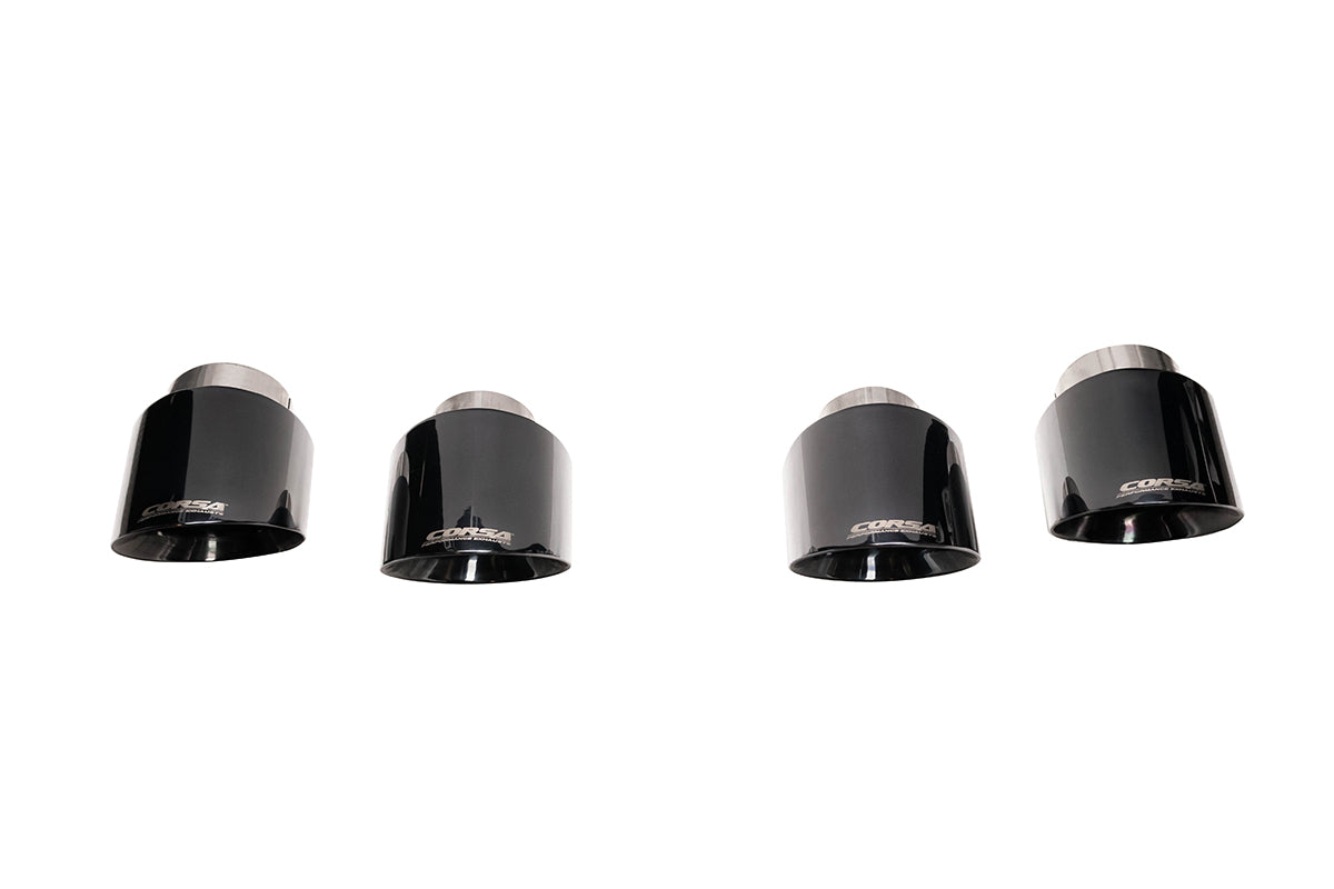 Corsa Replacement / Pro-Series 4.5 in Quad Tip Kit | 2020-24 Corvette C8 CORSA Systems (21109)