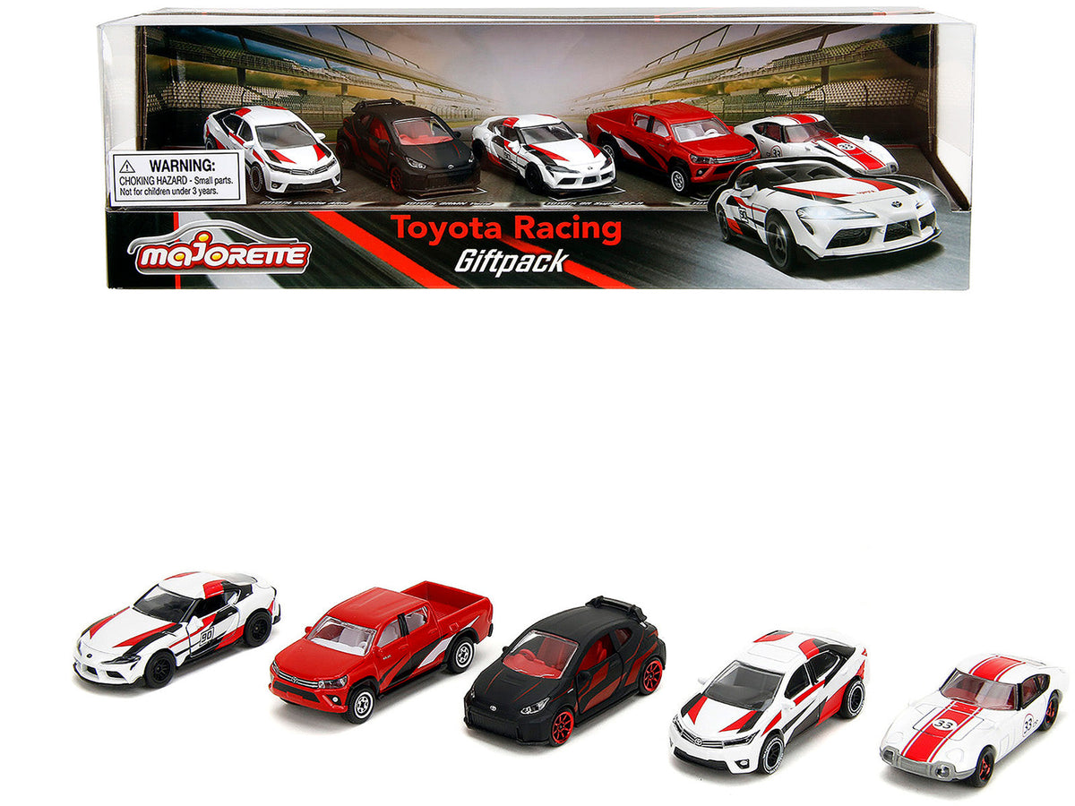 Rapid Vehicles Toyota Racing Giftpack (2024) 5 piece Set 1/64 Diecast Model Cars by Majorette ...
