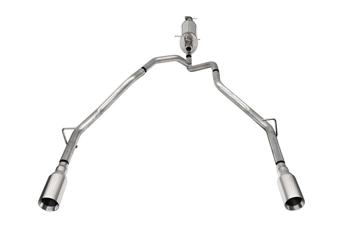 Corsa Sport / 3.0 in to 2.5 in Cat-Back DRE 5.0 in Single Tips | 2025+ RAM 1500 3.0L Turbo