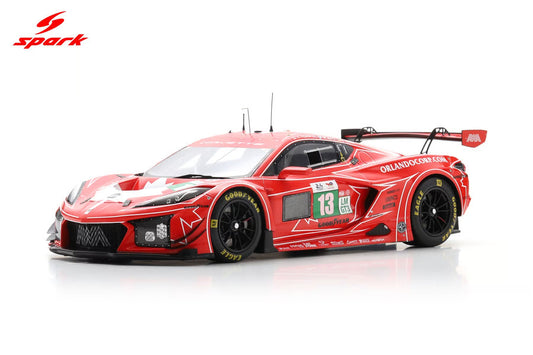 STM Diecast Spark Model Chevrolet Corvette C8 Z06 GT3.R #13 AWA Racing 2025 IMSA Le Mans 24hrs...