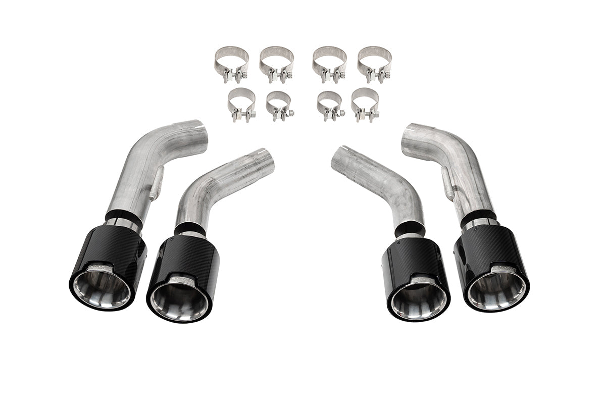 Corsa Replacement / Carbon Fiber 4.5 in Twin Tip Kit | 2016-2024 Camaro SS ZL1 CORSA NPP Systems (21835CF)