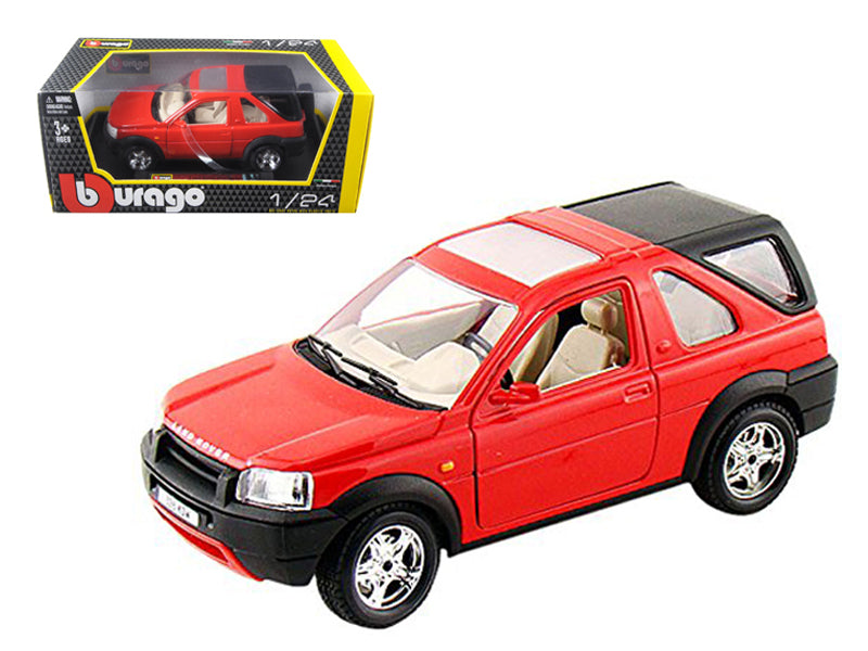 Land Rover Freelander Red 1/24 Diecast Model Car by Bburago free shipping USA